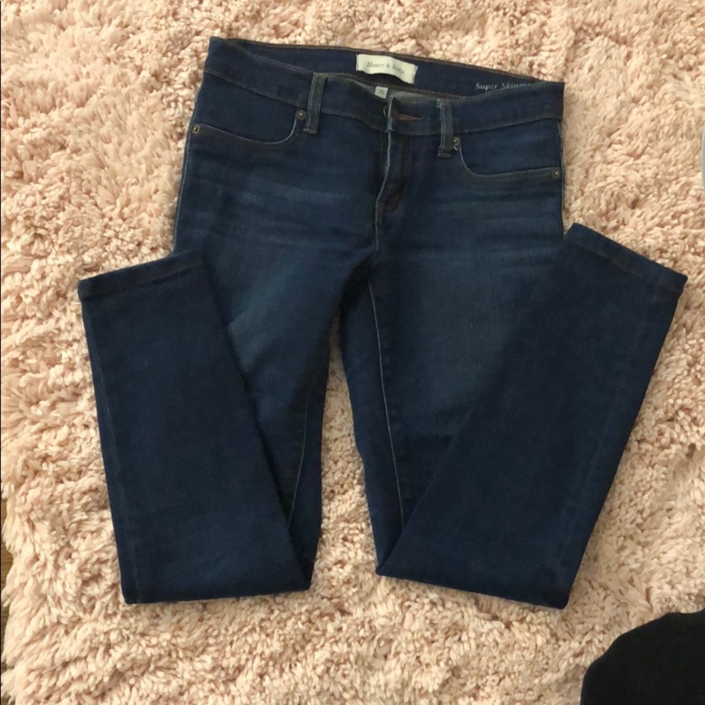 Henry & Belle super skinny ankle jean